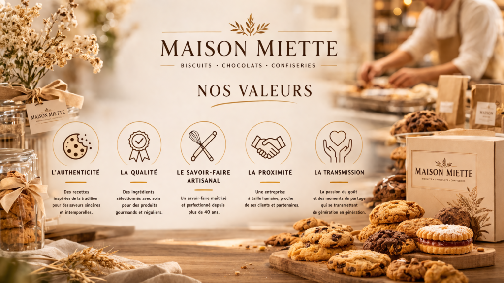 les valeurs de maison miette
